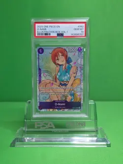 ONE PIECE 2025 ILLUSTRATION BOX VOL. 1 O-NAMI OP05-062 PSA 10 - Image 1