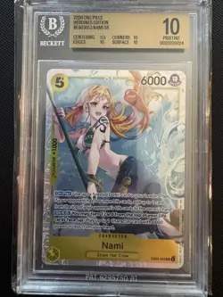 One Piece Nami Special Holo EB03-053 English PSA 10 Extra Booster Heroines 2026 - Image 1