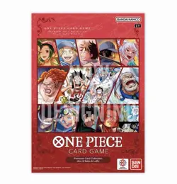 PRESALE ONE PIECE CARD GAME Premium Card Collection Ace & Sabo & Luffy ENG - Image 1