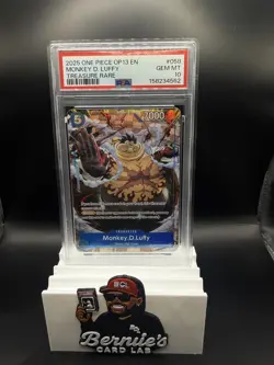 One Piece 2025 Monkey D. Luffy OP11-058 Treasure Rare OP13 GEM MINT PSA 10 - Image 1