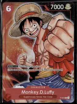 Monkey.D.Luffy Premium Card Collection -BANDAI CARD GAMES Fest P-001 One Piece - Image 1