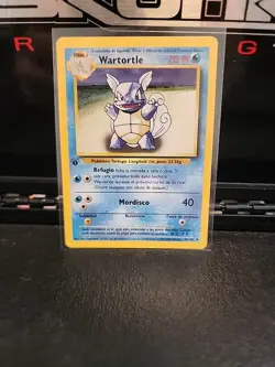 Pokemon Base Set 1st Edition Shadowless Wartortle 42/102 NM - Image 1