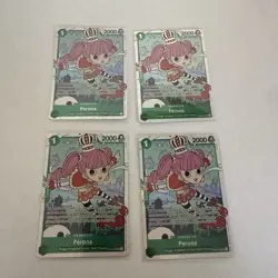 x4 Perona OP12-034 SR, Legacy of the Master Foil Card, One Piece TCG NM - Image 2