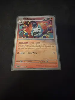 Pokemon TCG - Volcarona 016/086 - Pokeball Pattern Reverse Holo - Black Bolt NM - Image 1