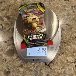 HEAVY! GOD PACKUU SIRUU 31.9g Perfect Order Pokemon TCG Sleeved Booster (SEALED) - Image 1