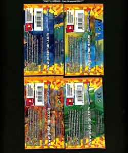 2014 Pokemon XY FLASHFIRE SET Complete EMPTY Booster Pack Art Lot - NO CARDS! - Image 2