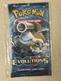 Pokemon TCG XY Evolutions Booster Pack 2016 Blastoise Artwork Factory Sealed - Image 3