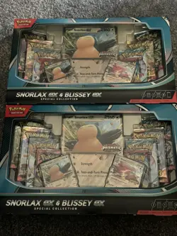 Pokemon TCG Snorlax EX & Blissey EX Special Collection - Brand New, Sealed x2 - Image 1