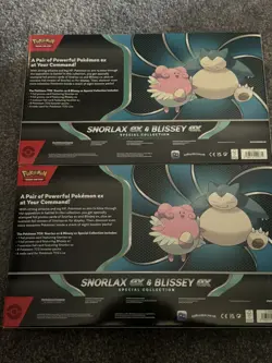 Pokemon TCG Snorlax EX & Blissey EX Special Collection - Brand New, Sealed x2 - Image 2