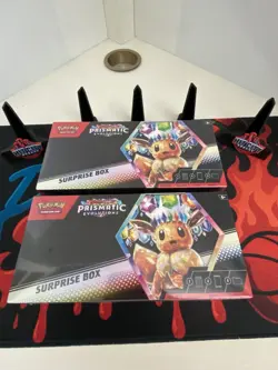 Pokemon Scarlet & Violet Prismatic Evolutions Surprise Box Factory Sealed - Image 1
