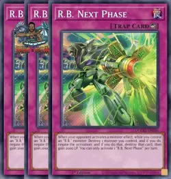 Yugioh! 3x R.B. Next Phase DOOD-EN096 Common 1st Ed NM - Image 1
