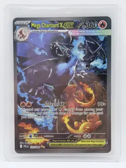 Pokemon TCG Mega Charizard X EX 125/094 Phantasmal Flames SIR 2025 - Image 1