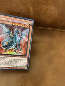 *** TIMAEUS THE UNITED DRAGON *** 1ST EDITION PRISMATIC RARE MP23-EN003 YUGIOH! - Image 3