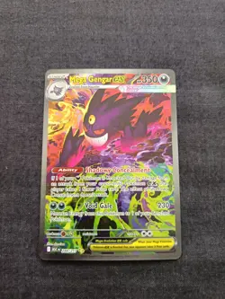 Pokemon Mega Gengar ex #284/217 SIR Ascended Heroes Holo Full Art Pack Fresh - Image 1