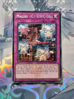 25LP-EN017 Maliss C GWC-06 - EMBLAZONED Secret Rare - WC25 - Yugioh TCG - Image 1