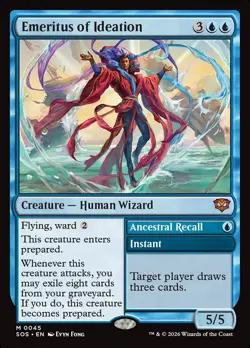 Emeritus of Ideation FOIL Secrets of Strixhaven SOS NM MTG - Image 1