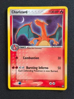 Pokemon Charizard 6/108 Reverse Holo EX Power Keepers 2007 Near Mint - Image 1