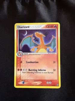Pokemon Card Charizard EX Power Keepers Holo SWIRL 6/108 MP- HP+ - Image 1