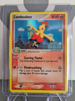 Combusken 31/100 - ex Crystal Guardians Stamped Holo Pokemon Card - LP - Image 1