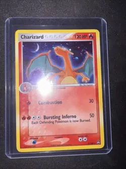 Charizard 6/108 Power Keepers Holo Rare - SWIRL - LP Pokemon Card Vintage - Image 1