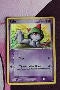 Ralts 59/108 EX Power Keepers Reverse Holo Stamped Pokemon Card VLP - Image 1