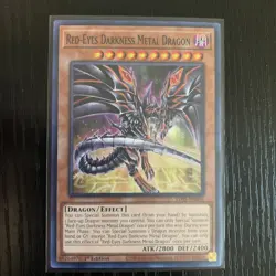 Yugioh Red-Eyes Darkness Metal Dragon LDS1-EN004 Common 1st Ed NM - Image 1