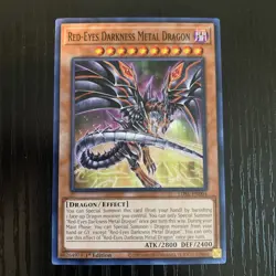 Yugioh Red-Eyes Darkness Metal Dragon LDS1-EN004 Common 1st Ed NM - Image 2