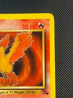 Pokemon WotC Moltres 27/62 1st Edition Rare Fossil 1999 LP - Image 5