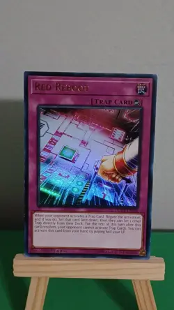 2019 Yugioh Red Reboot DUDE-EN056 Ultra Rare Duel Devastator Trap Card - Image 1