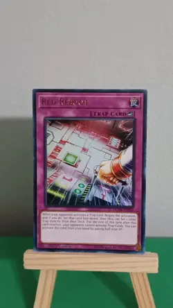 2019 Yugioh Red Reboot DUDE-EN056 Ultra Rare Duel Devastator Trap Card - Image 2