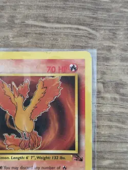 Pokemon TCG Moltres 27/62 Fossil Rare Regular Unlimited Non Holo 1999 English - Image 2