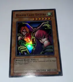 Yugioh Harpie Lady Sisters MRD-E009 Super Rare Unl (LP) - Image 1