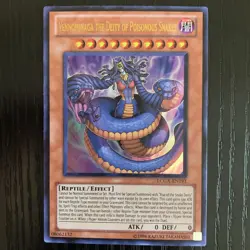 Yugioh Vennominaga The Deity Of Poisonous Snakes LCGX Ultra Rare Light Played - Image 2