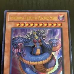 Yugioh Vennominaga The Deity Of Poisonous Snakes LCGX Ultra Rare Light Played - Image 3