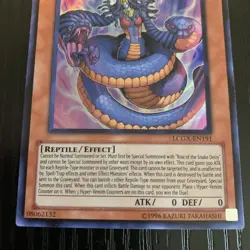 Yugioh Vennominaga The Deity Of Poisonous Snakes LCGX Ultra Rare Light Played - Image 4