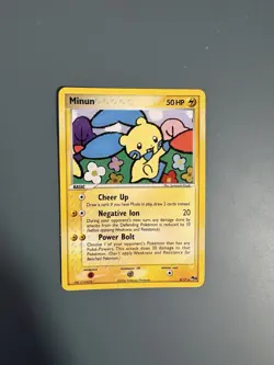 Minun 4/17 - Pokemon TCG Pop Series 3 Holo Rare 2006 LP - Image 1