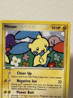 Minun 4/17 - Pokemon TCG Pop Series 3 Holo Rare 2006 LP - Image 5