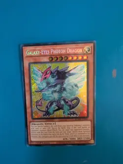 Galaxy-Eyes Photon Dragon Secret Rare BLMM-EN007 Yugioh Chibi - Image 2