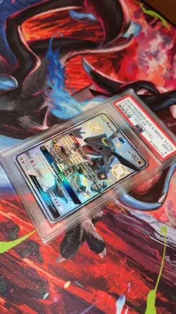 Pokemon TCG Rayquaza GX Sun & Moon Hidden Fates Promo 177A/168 Premium Col PSA 9 - Image 1