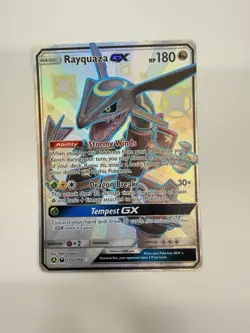 Pokemon TCG Rayquaza GX 177A/168 Holo Promo Alternate Art Promos Pokemon LP - Image 2