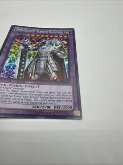 Yugioh - CRIMPED Gem-Knight Master Diamond HA07-EN059 Unlimited Secret Rare - Image 4