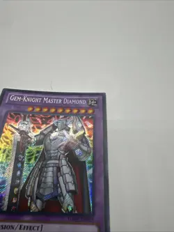 Yugioh - CRIMPED Gem-Knight Master Diamond HA07-EN059 Unlimited Secret Rare - Image 5
