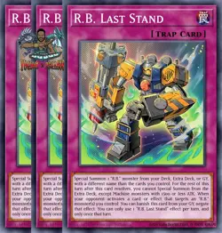 Yugioh! 3x R.B. Last Stand DOOD-EN095 Common 1st Ed NM - Image 1