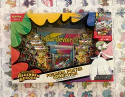 Ascended Heroes Premium Poster Collection Mega Gardevoir New/Factory Sealed - Image 1