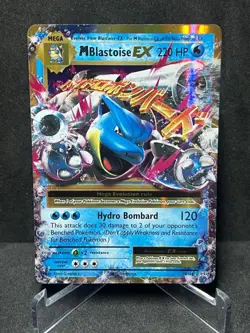 M Blastoise EX 22/108 Holo EX Rare Evolutions Pokemon Near Mint - Image 1
