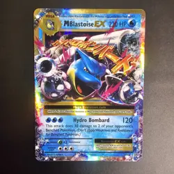 Pokemon Card M Blastoise EX 22/108 Evolutions EVO Holo XY Mega Rare NM 2016 - Image 1