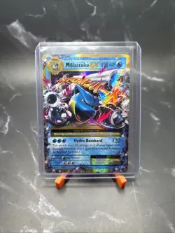M BLASTOISE-EX 2015 POKEMON XY EVOLUTIONS MEGA HOLO ULTA RARE #22/108 LP/NM - Image 1