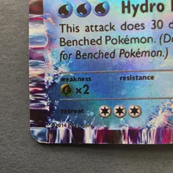 M BLASTOISE EX 22/108 HOLO EX RARE EVOLUTIONS POKEMON Damaged - Image 5
