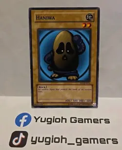 YUGIOH HANIWA TP7 LIGHT PLAYED COMMON UNLIMITED - Image 1