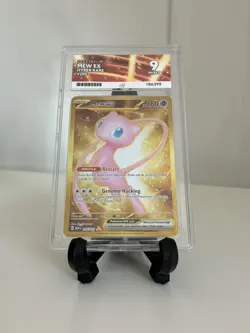 Pokemon 2023 151 Mew Ex Hyper Rare #205/165 Ace Graded Mint 9 - Image 1